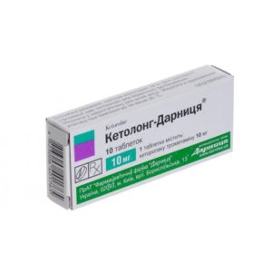 Ketolong Ketorolac 10mg 10 tabs